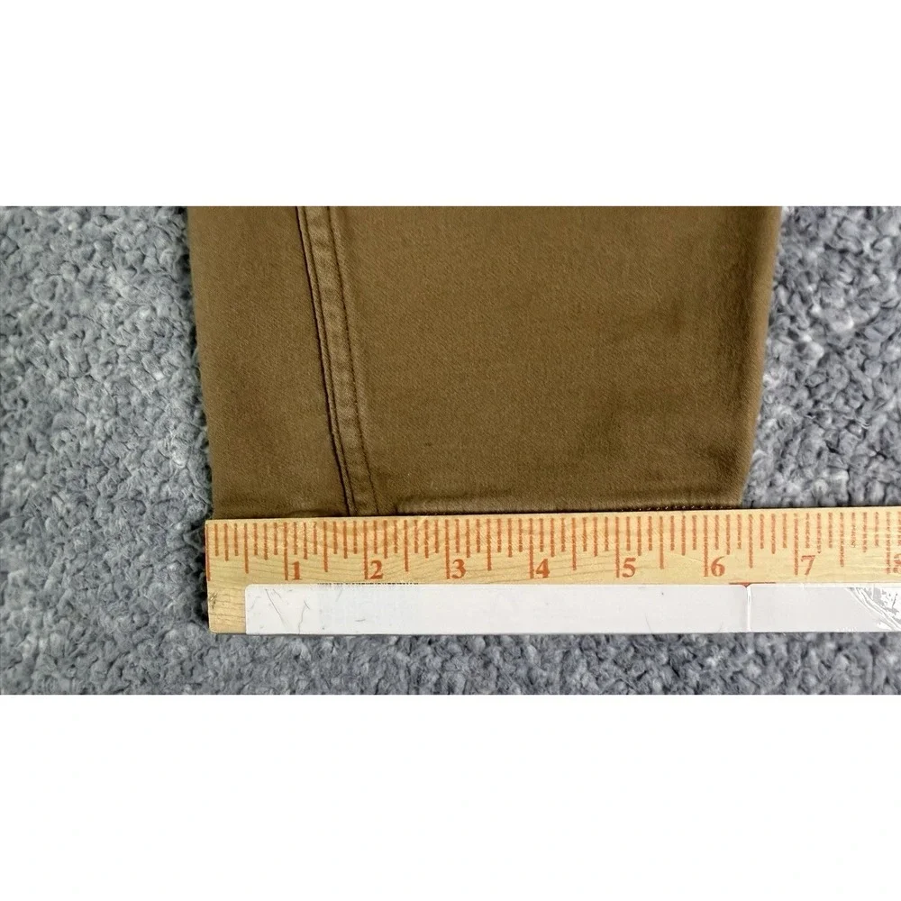 Banana Republic Mens 31x28 Khaki Brown Cotton Stretch Five Pocket Pants Chinos